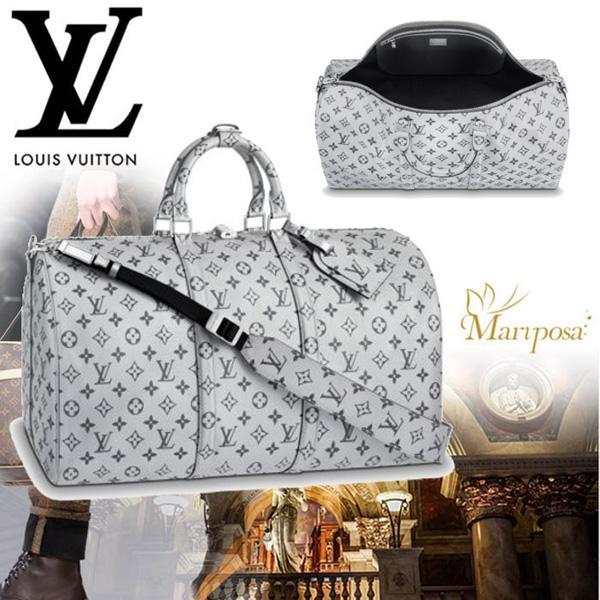 18SS【新作】Louis vuitton ルイヴィトンスーパーコピー Keepall Bandouliere 50☆バッグ☆ M43848